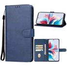 For OPPO F25 Pro Leather Phone Case(Blue) - 1
