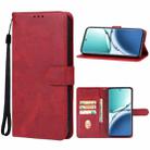 For OPPO A3 Pro 5G Leather Phone Case(Red) - 1