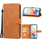 For OPPO A1i 5G Leather Phone Case(Brown) - 1