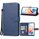 For OPPO A1i 5G Leather Phone Case(Blue) - 1