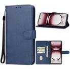 For OPPO Reno12 Leather Phone Case(Blue) - 1