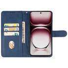 For OPPO Reno12 Global Leather Phone Case(Blue) - 3