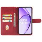 For OPPO A3 Pro India Leather Phone Case(Red) - 3