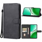 For OPPO Reno12 F 5G Leather Phone Case(Black) - 1