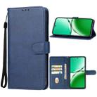 For OPPO Reno12 F 5G Leather Phone Case(Blue) - 1