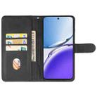 For OPPO A3 China Leather Phone Case(Black) - 3