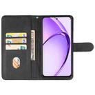 For OPPO A3 Energy Leather Phone Case(Black) - 3