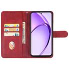 For OPPO A3x Leather Phone Case(Red) - 3