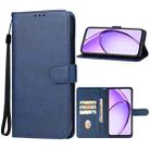 For OPPO A3x Leather Phone Case(Blue) - 1