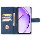 For OPPO A3x Leather Phone Case(Blue) - 3