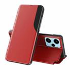 For Xiaomi Poco F5 Attraction Flip Holder Leather Phone Case(Red) - 1