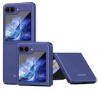 For Samsung Galaxy Z Flip5 Skin Feel Shockproof PC Fold Protective Phone Case(Blue) - 1