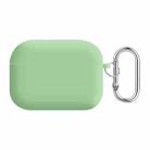 For AirPods Pro 2 PC Lining Silicone Bluetooth Earphone Protective Case(Mint Green) - 1