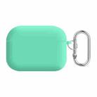 For AirPods Pro PC Lining Silicone Bluetooth Earphone Protective Case(Spearmint Green) - 1
