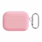 For AirPods 3 PC Lining Silicone Bluetooth Earphone Protective Case(Pink) - 1