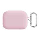 For AirPods 3 PC Lining Silicone Bluetooth Earphone Protective Case(Sandy Pink) - 1