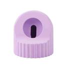 For Apple Watch Wave Pattern Silicone Watch Charging Stand(Lavender) - 1