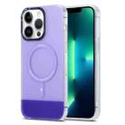 For iPhone 13 Pro Max PC + TPU IMD MagSafe Magnetic Phone Case(Purple) - 1