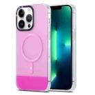 For iPhone 13 Pro Max PC + TPU IMD MagSafe Magnetic Phone Case(Pink) - 1