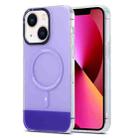For iPhone 13 PC + TPU IMD MagSafe Magnetic Phone Case(Purple) - 1