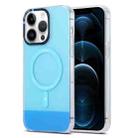 For iPhone 12 Pro Max PC + TPU IMD MagSafe Magnetic Phone Case(Blue) - 1