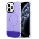 For iPhone 11 Pro Max PC + TPU IMD MagSafe Magnetic Phone Case(Purple) - 1