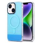 For iPhone 15 Plus PC + TPU IMD MagSafe Magnetic Phone Case(Blue) - 1