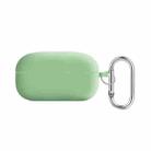 For Samsung Galaxy Buds Live / Buds2 Pro PC Lining Silicone Bluetooth Earphone Protective Case(Mint Green) - 1