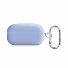 For Samsung Galaxy Buds Live / Buds2 Pro PC Lining Silicone Bluetooth Earphone Protective Case(Lilac) - 1
