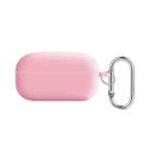 For Samsung Galaxy Buds Live / Buds2 Pro PC Lining Silicone Bluetooth Earphone Protective Case(Pink) - 1