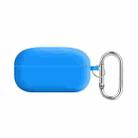 For Samsung Galaxy Buds Live / Buds2 Pro PC Lining Silicone Bluetooth Earphone Protective Case(Wave Blue) - 1
