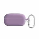 For Samsung Galaxy Buds Live / Buds2 Pro PC Lining Silicone Bluetooth Earphone Protective Case(Blackcurrant) - 1