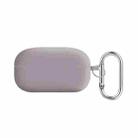 For Samsung Galaxy Buds Live / Buds2 Pro PC Lining Silicone Bluetooth Earphone Protective Case(Pebble Grey) - 1