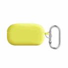 For Samsung Galaxy Buds Live / Buds2 Pro PC Lining Silicone Bluetooth Earphone Protective Case(Shiny Yellow) - 1