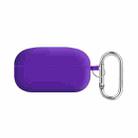 For Samsung Galaxy Buds Live / Buds2 Pro PC Lining Silicone Bluetooth Earphone Protective Case(Dark Purple) - 1