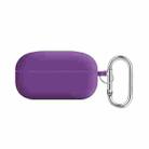 For Samsung Galaxy Buds Live / Buds2 Pro PC Lining Silicone Bluetooth Earphone Protective Case(Purple) - 1