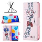 For For Xiaomi Redmi Note 12S 4G / Note 11 Colored Drawing Pattern Leather Phone Case(Deer) - 1