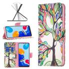 For For Xiaomi Redmi Note 12S 4G / Note 11 Colored Drawing Pattern Leather Phone Case(Tree Life) - 1