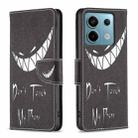 For Xiaomi Redmi Note 13 Pro Colored Drawing Pattern Leather Phone Case(Smirk) - 1