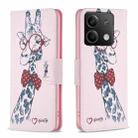 For Xiaomi Redmi Note 13 Colored Drawing Pattern Leather Phone Case(Deer) - 1