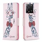 For Xiaomi 13T / 13T Pro / Redmi K60 Ultra Colored Drawing Pattern Leather Phone Case(Deer) - 1