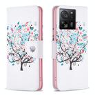 For Xiaomi 13T / 13T Pro / Redmi K60 Ultra Colored Drawing Pattern Leather Phone Case(Tree) - 1