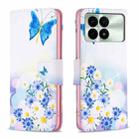 For Xiaomi Redmi K70 / K70 Pro Colored Drawing Pattern Leather Phone Case(Butterfly Love) - 1