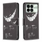 For Xiaomi Redmi K70E Colored Drawing Pattern Leather Phone Case(Smirk) - 1
