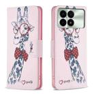 For Xiaomi Redmi K70E Colored Drawing Pattern Leather Phone Case(Deer) - 1