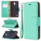 For Nokia 1.3 Litchi Texture Pure Color Horizontal Flip Leather Case with Holder & Card Slots & Wallet & Lanyard(Green) - 1