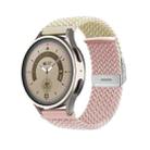 20mm Buckle Braided Nylon Watch Band(Starlight Silty Sand) - 1