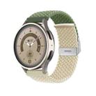 22mm Buckle Braided Nylon Watch Band(Cactus Starlight) - 1