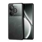 For Realme GT 6T / GT 6 DUX DUCIS Aimo Series TPU + PC Frosted Feel Phone Case(Black) - 1