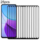 For vivo Y19s Pro 4G 25pcs 3D Curved Edge Full Screen Tempered Glass Film(Black) - 1